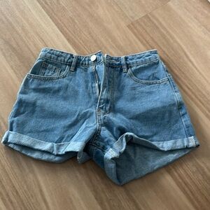 Missguided denim shorts
